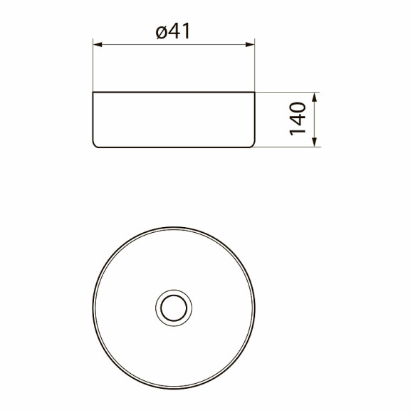 Раковина-чаша Point Виктория 41 PN43063 Белая Раковина-чаша Point Виктория 41 PN43063 Белая