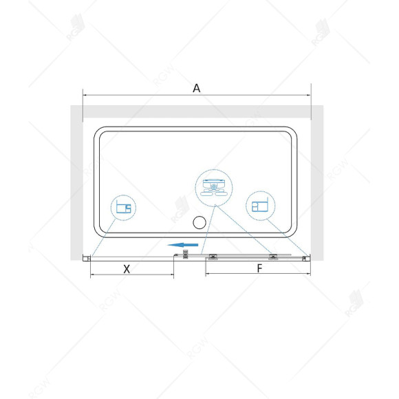 Душевая дверь RGW Classic CL-14 110 32091411-11 профиль Хром стекло прозрачное Душевая дверь RGW Classic CL-14 110 32091411-11 профиль Хром стекло прозрачное
