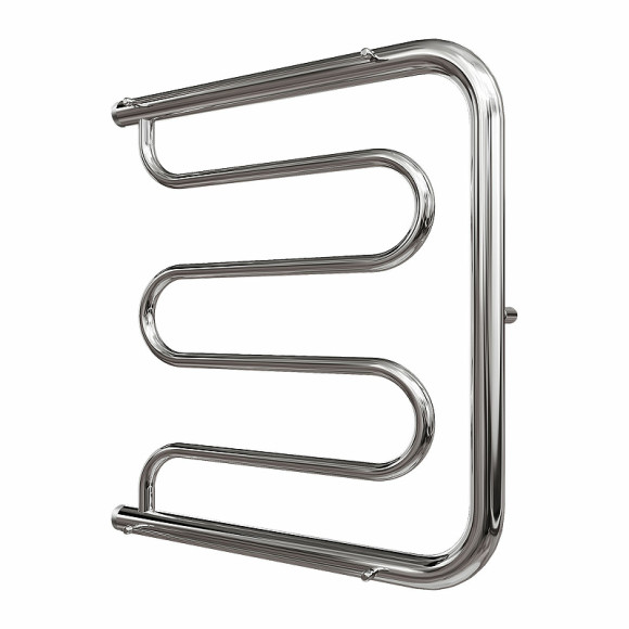 Водяной полотенцесушитель Point Фокстрот PN25556P 500x600 с полкой Хром