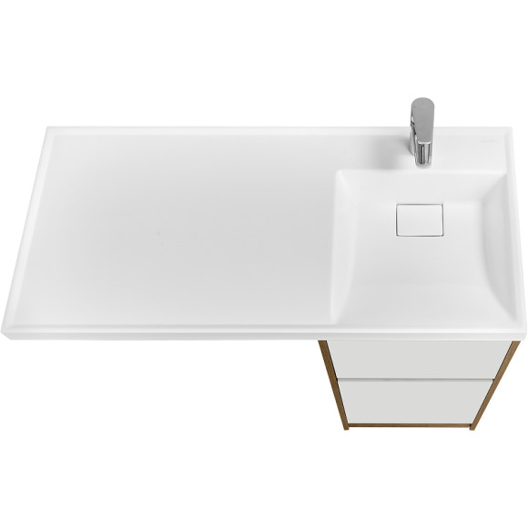 Тумба под раковину Aquaton Лондри 105 1A267001LHDR0 Дуб Рустикальный без фасада