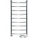 Электрический полотенцесушитель Ника Arc ЛД Эл. 120x40 Хром