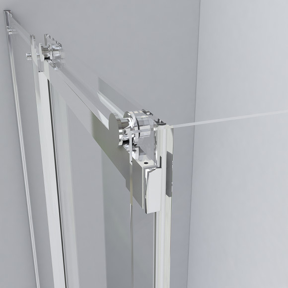 Душевой уголок Vincea Como 150х100 VSR-1C1015CL профиль Хром стекло прозрачное