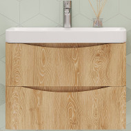 Тумба под раковину Velvex Clay 70 tp.CLA.9595.70.2Y подвесная Дуб верона