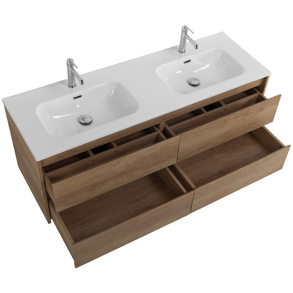 Тумба под раковину BelBagno Kraft 140 KRAFT-1400-4C-SO-2-RNN подвесная Rovere Nebrasca Nature Тумба под раковину BelBagno Kraft 140 KRAFT-1400-4C-SO-2-RNN подвесная Rovere Nebrasca Nature