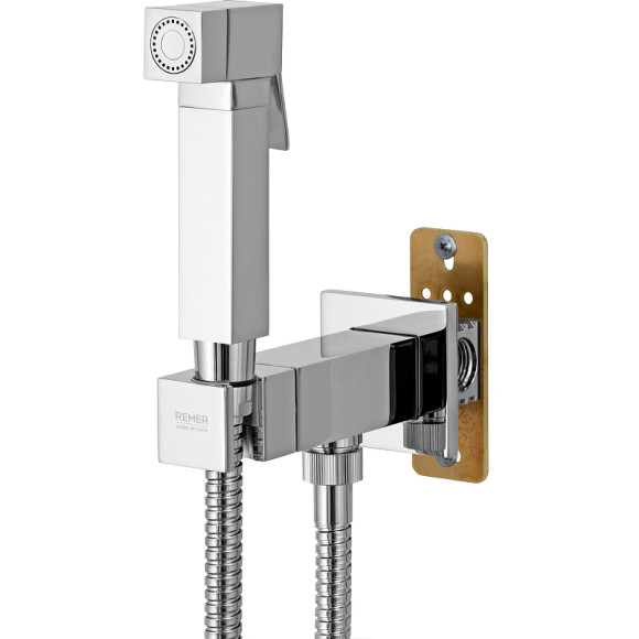 Гигиенический душ со смесителем Remer Qubica Q64 Хром
