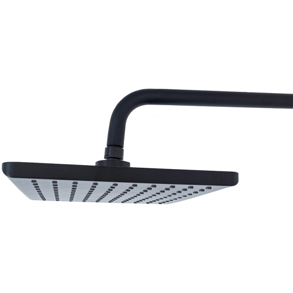 Душевая система Agger Brilliant A0394444 Черная матовая