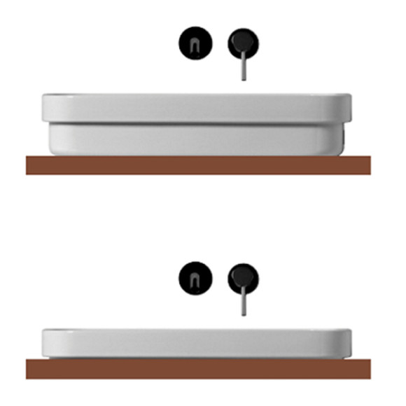 Раковина Kerasan Tribeca 60 514301 Белая