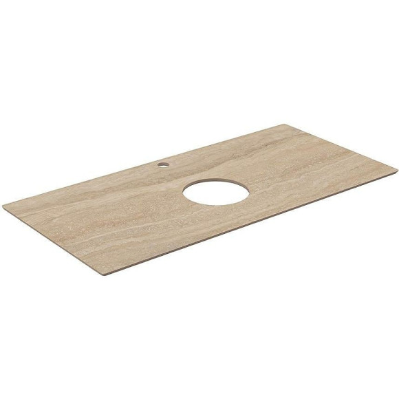 Столешница под раковину Kerama Marazzi Plaza Modern Риальто 100 PL1.SG560420R\100 Песочная Столешница под раковину Kerama Marazzi Plaza Modern Риальто 100 PL1.SG560420R\100 Песочная