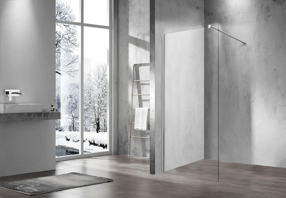 Душевая перегородка Vincea Walk-In 60 VSW-1H600CL профиль Хром стекло прозрачное