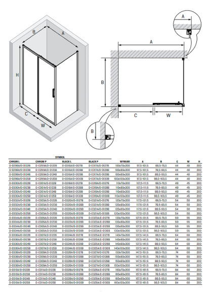 Душевой уголок New Trendy Prime Black 120х100 L D-0320A/D-0130B профиль Черный стекло прозрачное Душевой уголок New Trendy Prime Black 120х100 L D-0320A/D-0130B профиль Черный стекло прозрачное