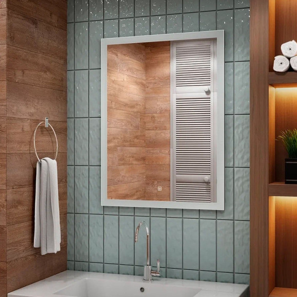 Зеркало Континент Sevilla 800х1200 ЗЛП728 с подсветкой с сенсорным выключателем