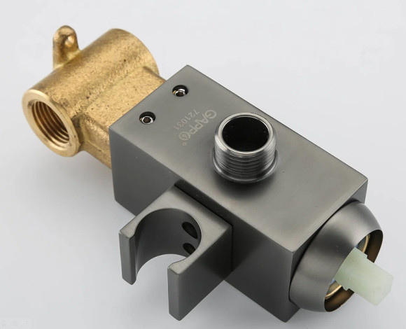 Гигиенический душ со смесителем Gappo G17-9 G7217-9 Оружейная сталь