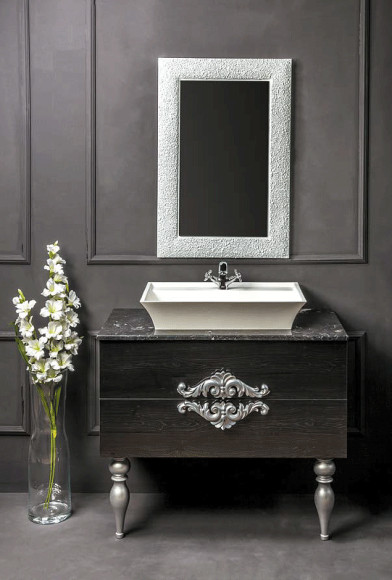 Тумба под раковину Boheme Armadi Art NeoArt 100 831-100-BW подвесная Black Wood