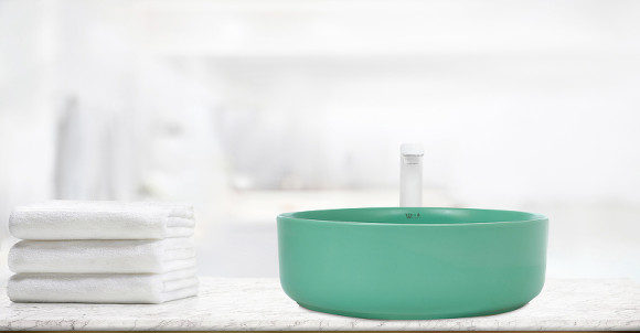 Раковина-чаша WeltWasser Elbach 3134 MG 35 10000004514 Бирюзовая матовая