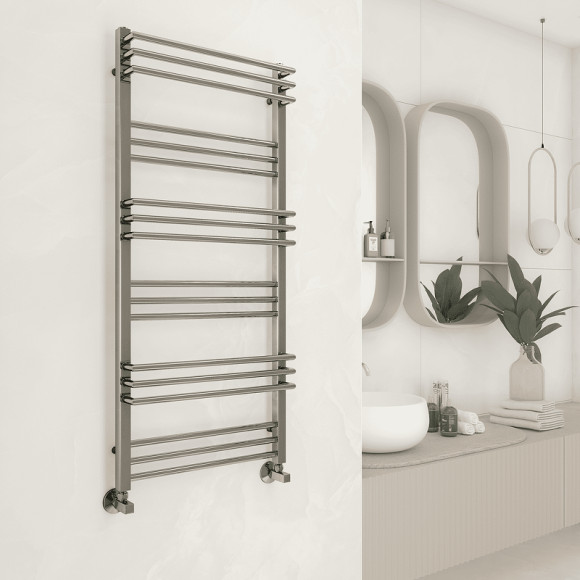 Водяной полотенцесушитель Terminus Кельн П12 500х800 4630080268364 Хром, нижнее подключение, G 1/2" ВР, с комплектом вентилей Водяной полотенцесушитель Terminus Кельн П12 500х800 4630080268364 Хром, нижнее подключение, G 1/2" ВР, с комплектом вентилей