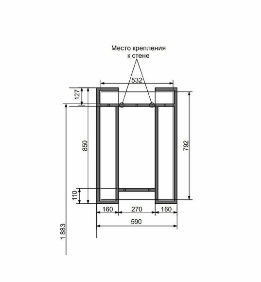 Зеркало Эстет Comfort Loft 60 ФР-00003603 Черное Зеркало Эстет Comfort Loft 60 ФР-00003603 Черное