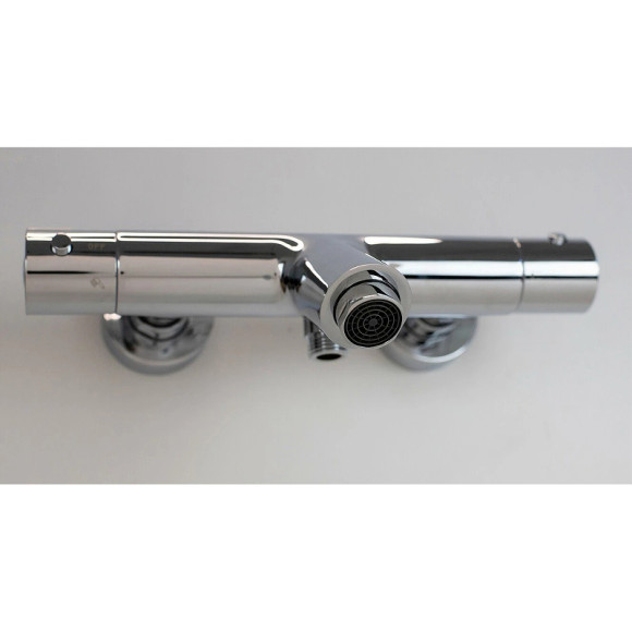 Смеситель для ванны ESKO Mikros T3054 с термостатом Хром Смеситель для ванны ESKO Mikros T3054 с термостатом Хром