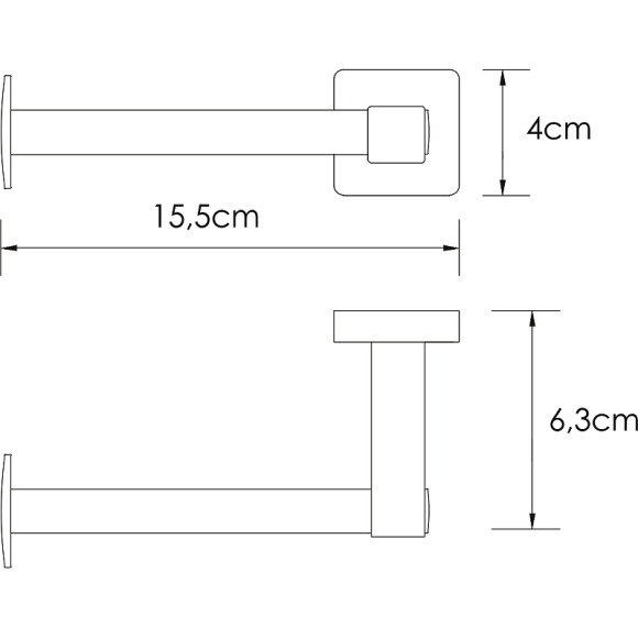 Держатель туалетной бумаги WasserKRAFT Rhin K-8796 Хром Держатель туалетной бумаги WasserKRAFT Rhin K-8796 Хром
