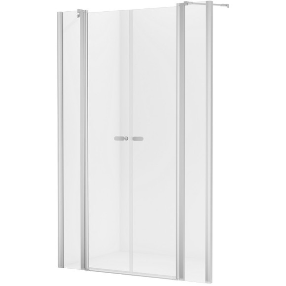 Душевая дверь New Trendy New Soleo Chrome 120 D-0256A профиль Хром стекло прозрачное