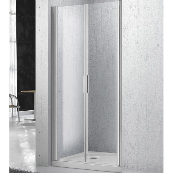 Душевая дверь BelBagno Sela 80 SELA-B-2-80-C-Cr профиль Хром стекло прозрачное