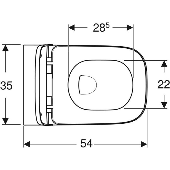 Унитаз Geberit Smyle Square 500.683.01.1 подвесной с сиденьем Микролифт Унитаз Geberit Smyle Square 500.683.01.1 подвесной с сиденьем Микролифт
