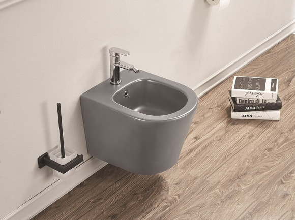 Биде CeramaLux 5330MH подвесное Светло-серое