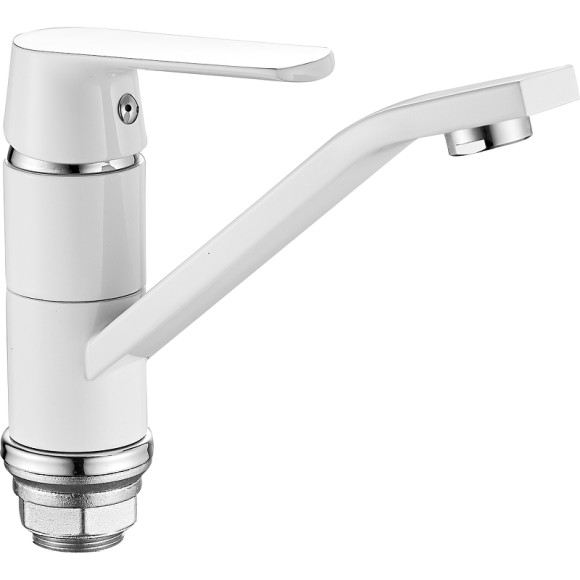 Смеситель для кухни Haiba HB45804-2 Белый Хром