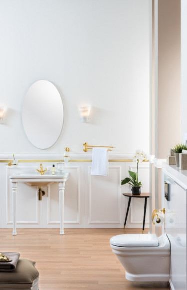 Унитаз биде Creavit Antik AN320-00CB00E-0000 подвесной Белый без сиденья