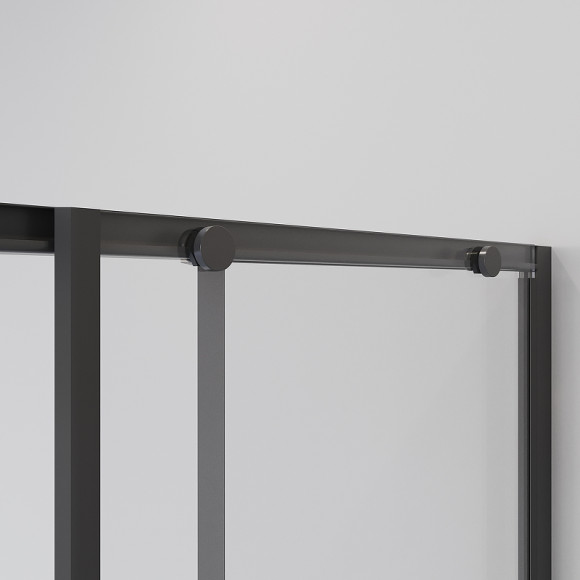 Душевой уголок Niagara Nova 100х100 NG-6824-34BLACK профиль Черный матовый стекло прозрачное Душевой уголок Niagara Nova 100х100 NG-6824-34BLACK профиль Черный матовый стекло прозрачное