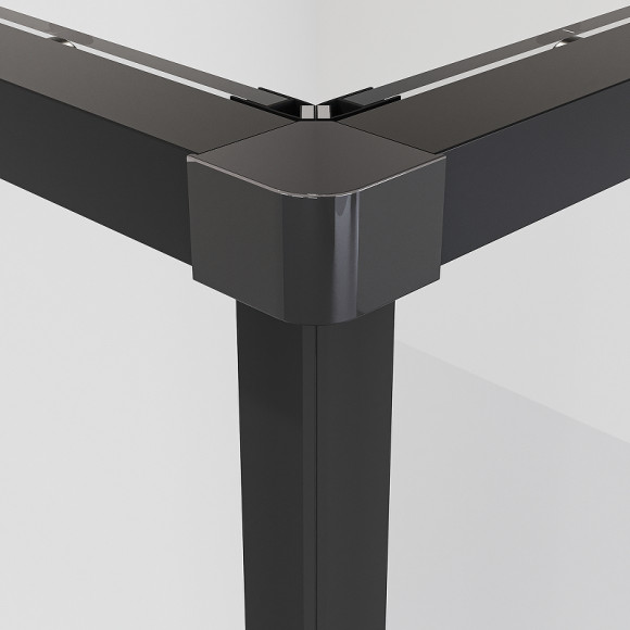 Душевой уголок Niagara Nova 100х100 NG-6824-34BLACK профиль Черный матовый стекло прозрачное Душевой уголок Niagara Nova 100х100 NG-6824-34BLACK профиль Черный матовый стекло прозрачное