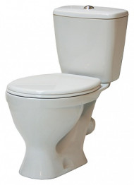 Унитаз-компакт Sanita Эталон эконом WC.CC/Etalon/1-P/WHT.G/S1 с бачком и сиденьем