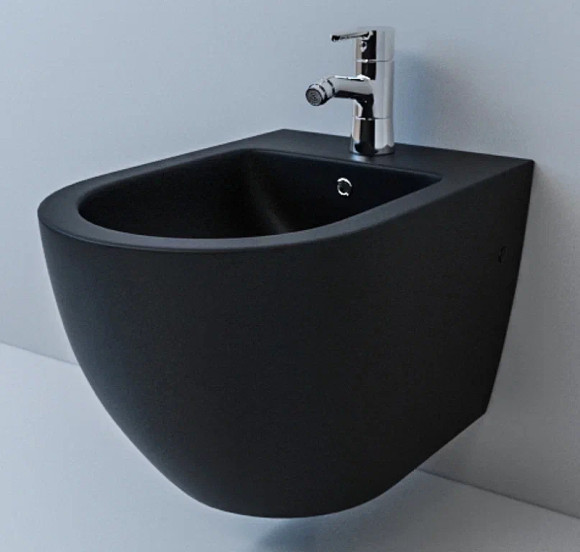 Биде Esbano Garcia ESVBGARCBM подвесное Черное матовое