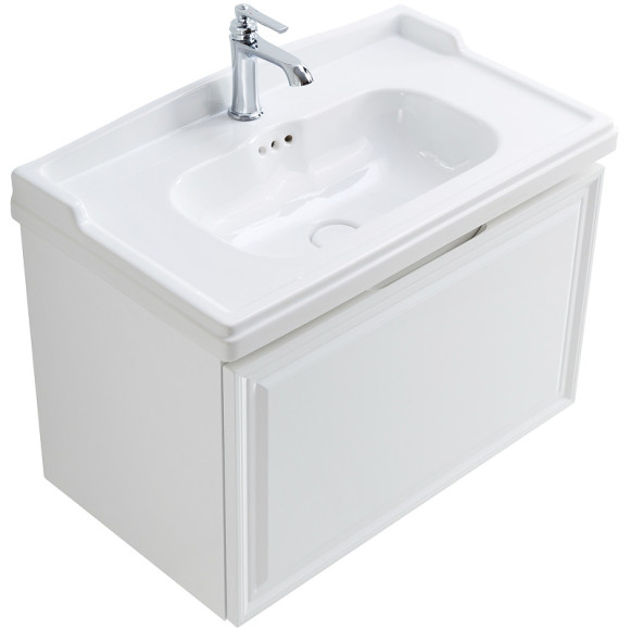 Тумба под раковину Cezares Giubileo 80 GIUBILEO-800-1C-SO-BL подвесная Bianco Lucido