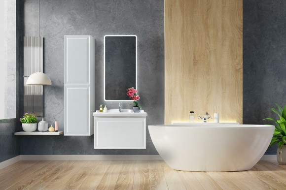 Тумба под раковину Cezares Giubileo 80 GIUBILEO-800-1C-SO-BL подвесная Bianco Lucido