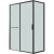 Душевой уголок Grossman Style 120х70 120.K33.05.1270.21.02 профиль Черный матовый стекло шиншилла