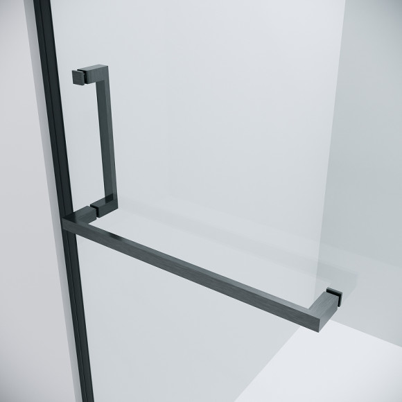 Душевая дверь Grossman Pragma 100 100.K33.03.100.42.00 профиль Графит сатин стекло прозрачное Душевая дверь Grossman Pragma 100 100.K33.03.100.42.00 профиль Графит сатин стекло прозрачное