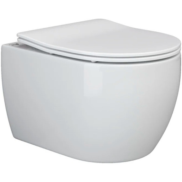 Комплект унитаза с инсталляцией Ceramicanova Play CN3001_1002M_1000 с сиденьем Микролифт и клавишей смыва Хром матовый