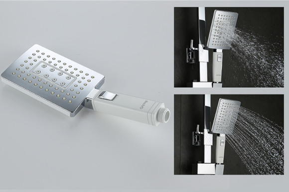 Душевая система Gappo G07 G2407-8 Белая Хром