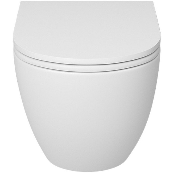 Унитаз Grossman Tornado GR-4455MSQ подвесной Белый матовый с сиденьем Микролифт Унитаз Grossman Tornado GR-4455MSQ подвесной Белый матовый с сиденьем Микролифт