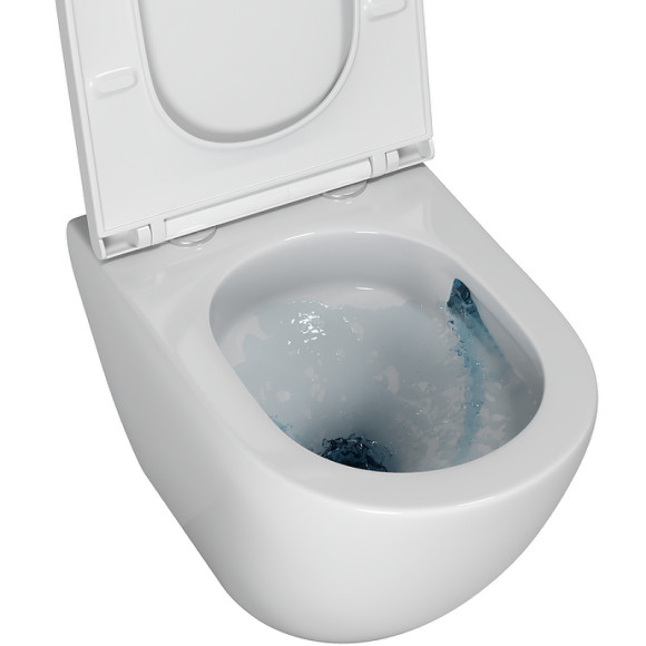 Унитаз Grossman Tornado GR-4455MSQ подвесной Белый матовый с сиденьем Микролифт Унитаз Grossman Tornado GR-4455MSQ подвесной Белый матовый с сиденьем Микролифт