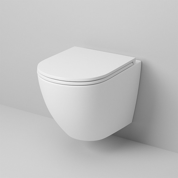 Унитаз Grossman Tornado GR-4455MSQ подвесной Белый матовый с сиденьем Микролифт Унитаз Grossman Tornado GR-4455MSQ подвесной Белый матовый с сиденьем Микролифт