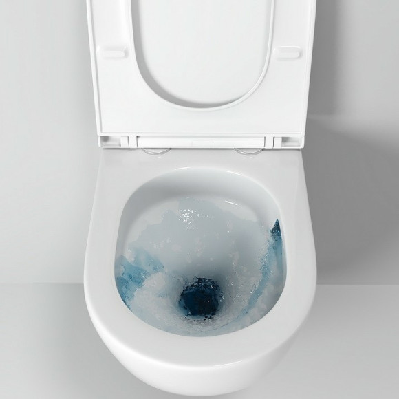 Унитаз Grossman Tornado GR-4455MSQ подвесной Белый матовый с сиденьем Микролифт Унитаз Grossman Tornado GR-4455MSQ подвесной Белый матовый с сиденьем Микролифт