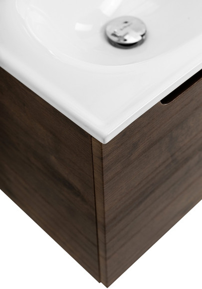Тумба под раковину BelBagno Etna 50 L ETNA-500-1A-SO-RW-P-L подвесная Rovere Moro