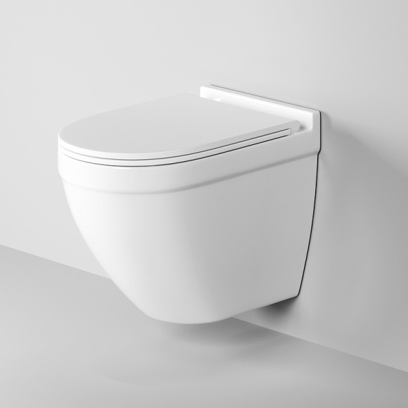 Унитаз Grossman GR-4483SQ подвесной Белый глянцевый с сиденьем Микролифт Унитаз Grossman GR-4483SQ подвесной Белый глянцевый с сиденьем Микролифт