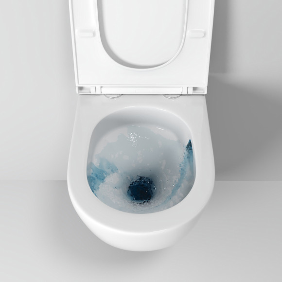 Унитаз Grossman GR-4483SQ подвесной Белый глянцевый с сиденьем Микролифт Унитаз Grossman GR-4483SQ подвесной Белый глянцевый с сиденьем Микролифт