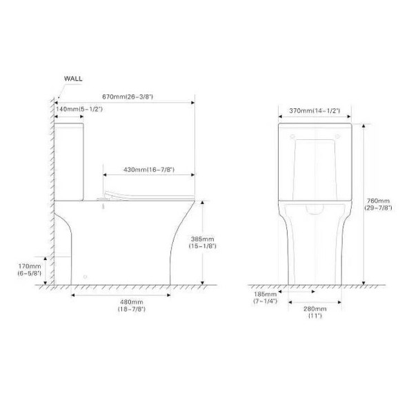 Унитаз компакт SantiLine SL-5022 с бачком и сиденьем Микролифт Унитаз компакт SantiLine SL-5022 с бачком и сиденьем Микролифт