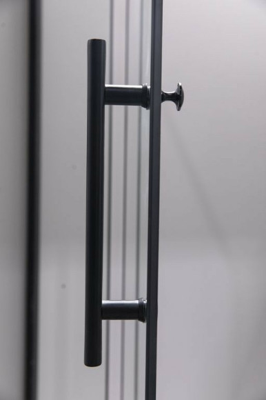 Душевой уголок Esbano ESR-7190B 100x80 ESUGR7190B профиль Черный матовый стекло прозрачное