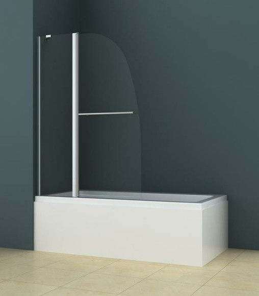 Шторка на ванну Azario Boston 100х140 AZ-142TB профиль Хром стекло прозрачное Шторка на ванну Azario Boston 100х140 AZ-142TB профиль Хром стекло прозрачное