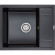 Кухонная мойка Paulmark Flugen 50-600 PM216050-BLM Черный металлик Кухонная мойка Paulmark Flugen 50-600 PM216050-BLM Черный металлик