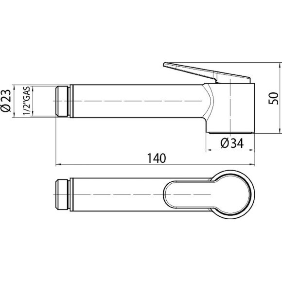 Гигиенический душ со смесителем Bossini Paloma Brass E37005B.030 Хром Гигиенический душ со смесителем Bossini Paloma Brass E37005B.030 Хром
